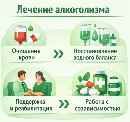 лечение алкоголизма в Новосибирске этапы